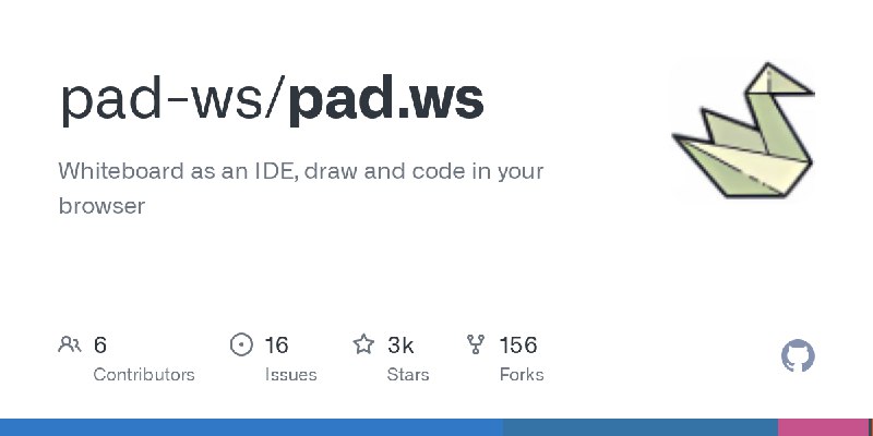 GitHub - pad-ws/pad.ws: Whiteboard as an IDE, draw and code in your browser