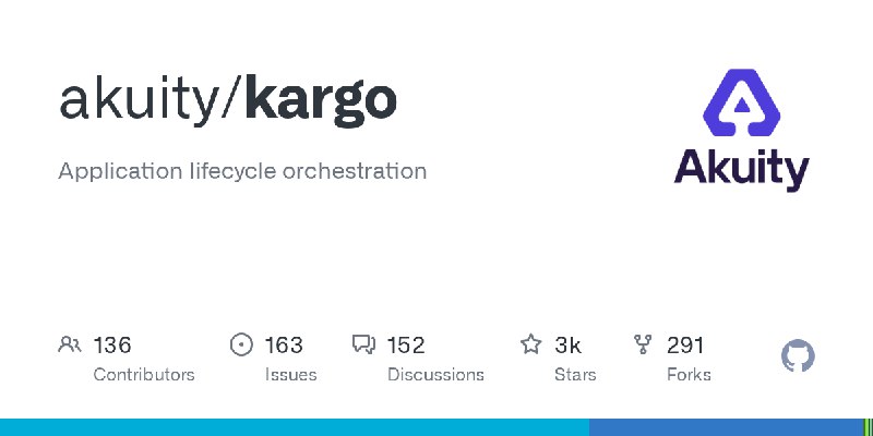 GitHub - akuity/kargo: Application lifecycle orchestration