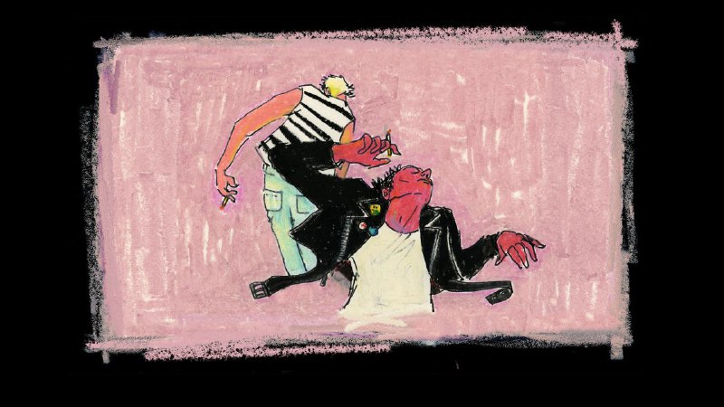 Rimbaud and Verlaine in Washington Square Park