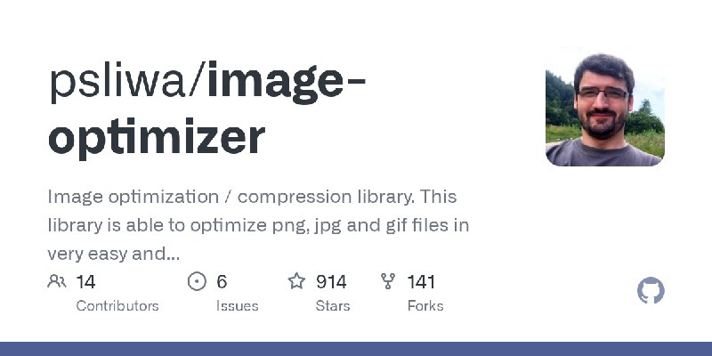 GitHub - psliwa/image-optimizer: Image optimization / compression library. This library is able to optimize png, jpg and gif files…