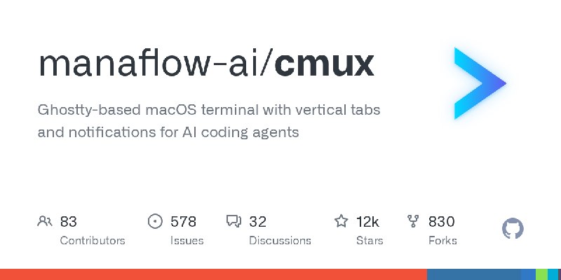 GitHub - manaflow-ai/cmux: Ghostty-based macOS terminal with vertical tabs and notifications for AI coding agents