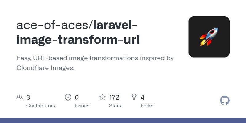 GitHub - ace-of-aces/laravel-image-transform-url: Easy, URL-based image transformations inspired by Cloudflare Images.