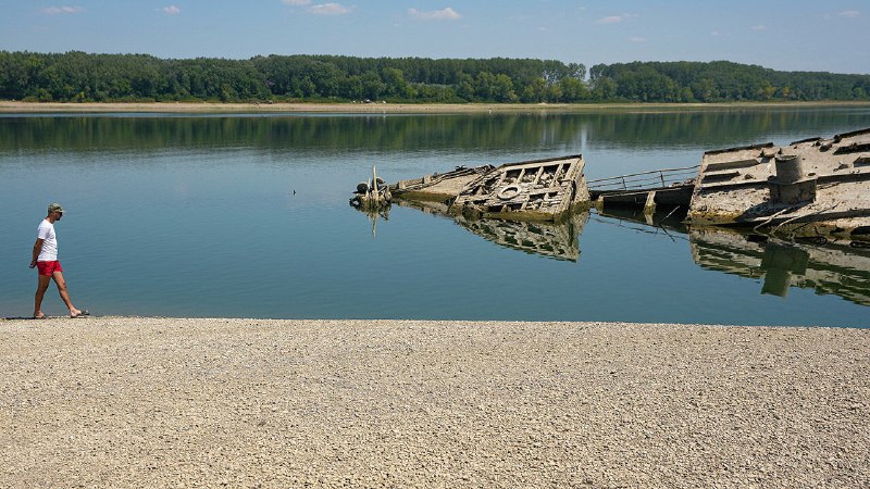 Europe’s dry rivers are exposing mammoths and Nazi warships