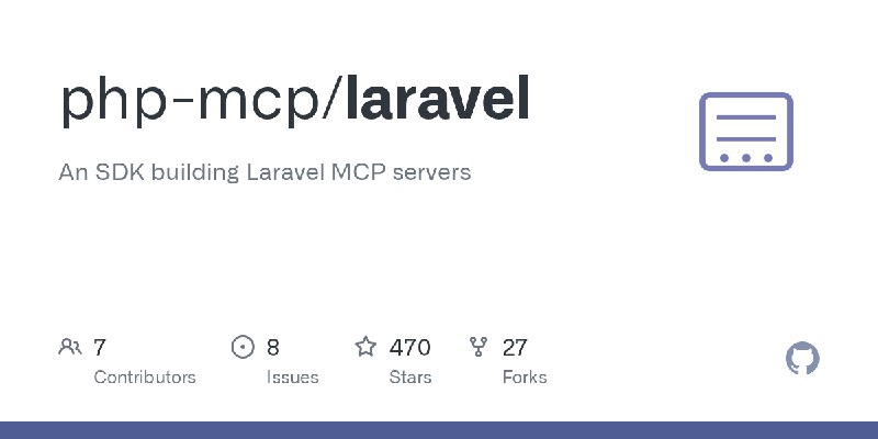 GitHub - php-mcp/laravel: An SDK building Laravel MCP servers