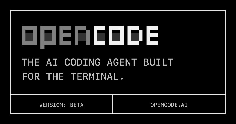 GitHub - sst/opencode: AI coding agent, built for the terminal.