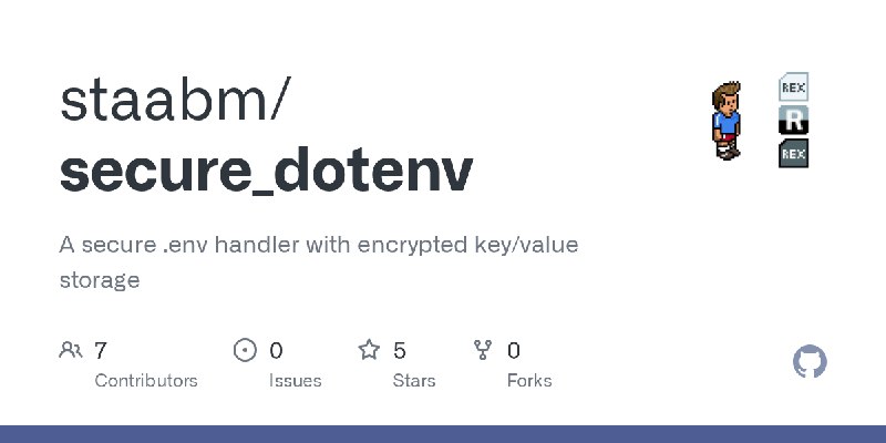 GitHub - staabm/secure_dotenv: A secure .env handler with encrypted key/value storage