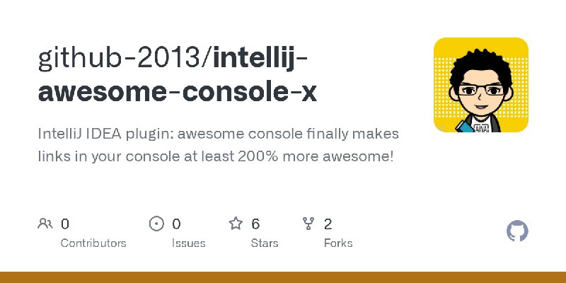 GitHub - github-2013/intellij-awesome-console-x: IntelliJ IDEA plugin: awesome console finally makes links in your console at least…