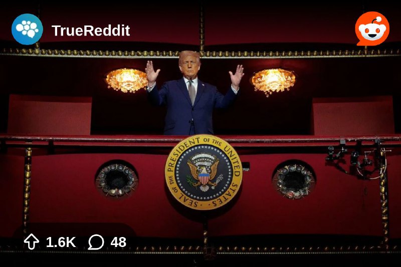 From the TrueReddit community on Reddit: Trump’s plan for the Kennedy Center is a preview for what he wants to do with American…