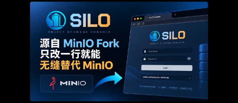 PGSTY Silo：源自 MinIO Fork，只改一行，无缝替代 MinIO - 小众软件