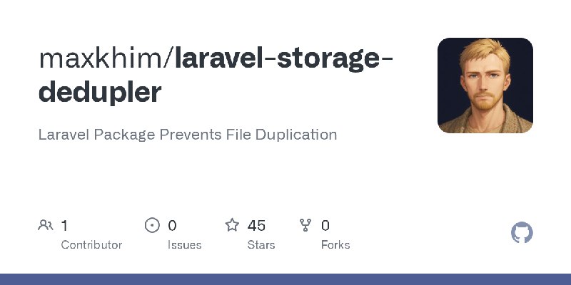 GitHub - maxkhim/laravel-storage-dedupler: Laravel Package Prevents File Duplication
