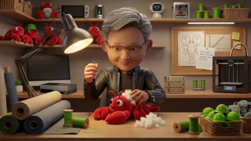 刚刚，英伟达龙虾登场！黄仁勋暴论频出，「人车家天地芯」冲击万亿收入