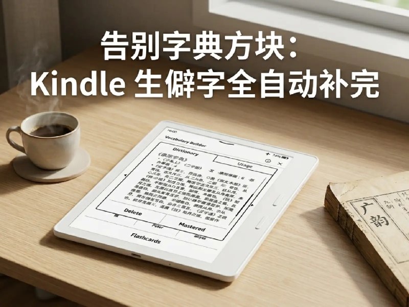 自动补全生僻字，让 Kindle 从底层告别小方块 - 少数派