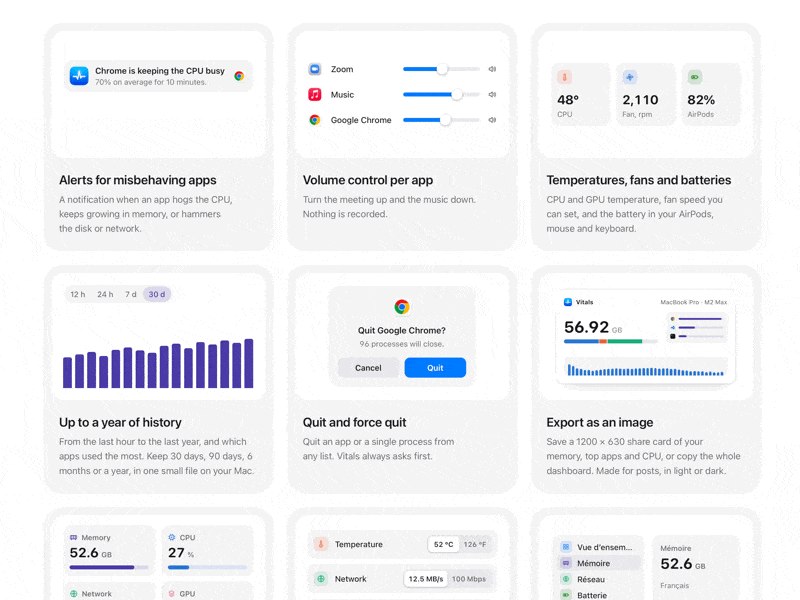 App+1｜Vitals：什么在拖慢你的 Mac？它比「活动监视器」更直观易用 - 少数派