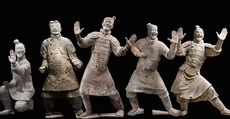 笑死，兵马俑在千问 APP 里跳 K-Pop，比练习生还丝滑