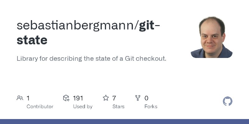 GitHub - sebastianbergmann/git-state: Library for describing the state of a Git checkout.