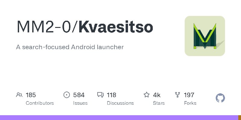 GitHub - MM2-0/Kvaesitso: A search-focused Android launcher