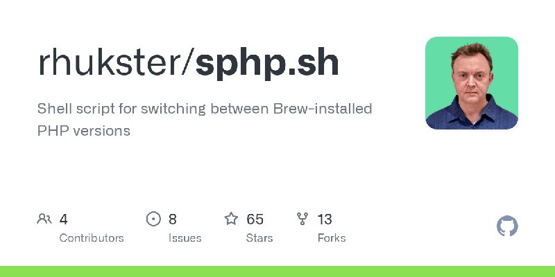 GitHub - rhukster/sphp.sh: Shell script for switching between Brew-installed PHP versions