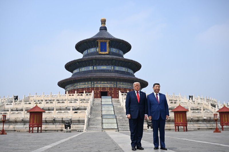 现场图集：特朗普与习近平举行峰会