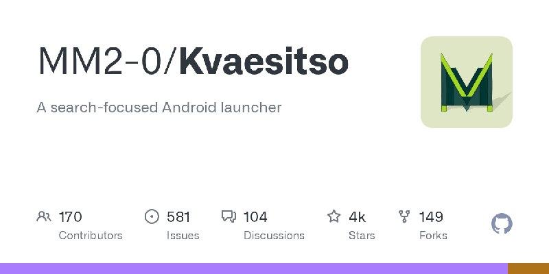 GitHub - MM2-0/Kvaesitso: A search-focused Android launcher