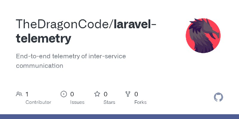 GitHub - TheDragonCode/laravel-telemetry: End-to-end telemetry of inter-service communication