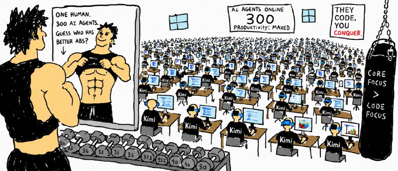 300 个 AI 和我的八块腹肌