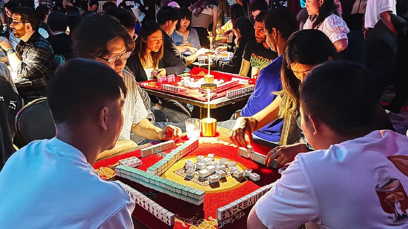 Young people all over the world are clicking with mahjong