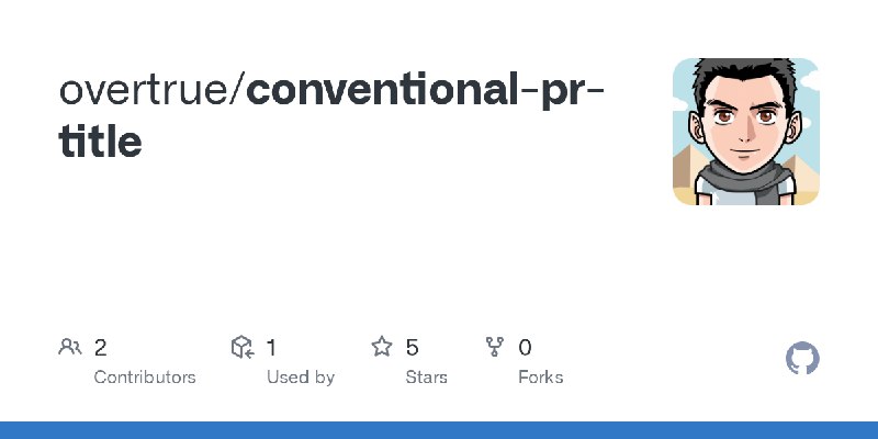 GitHub - overtrue/conventional-pr-title