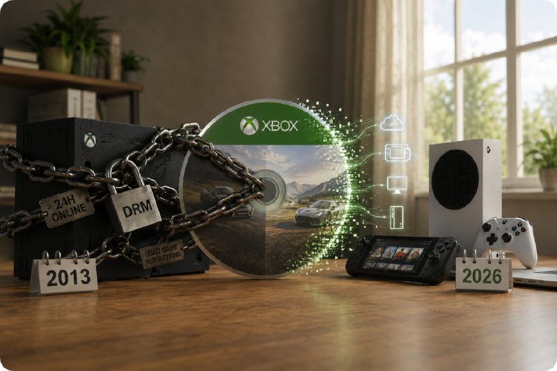 13 年前被喷爆的 XBOX 功能，怎么成了游戏光盘最后的救命稻草？