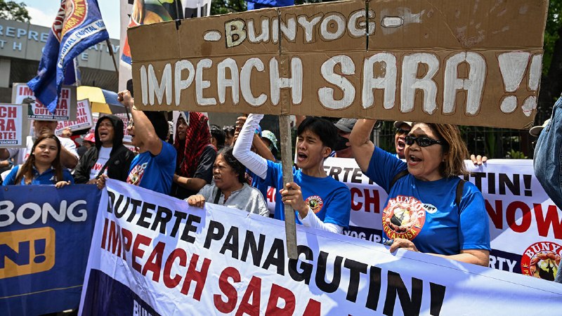The Philippines impeaches its vice-president