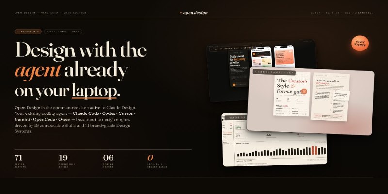 GitHub - nexu-io/open-design: 🎨 The open-source Claude Design alternative. 🖥️ Local-first desktop app. 🖼️ Your coding agent becomes…