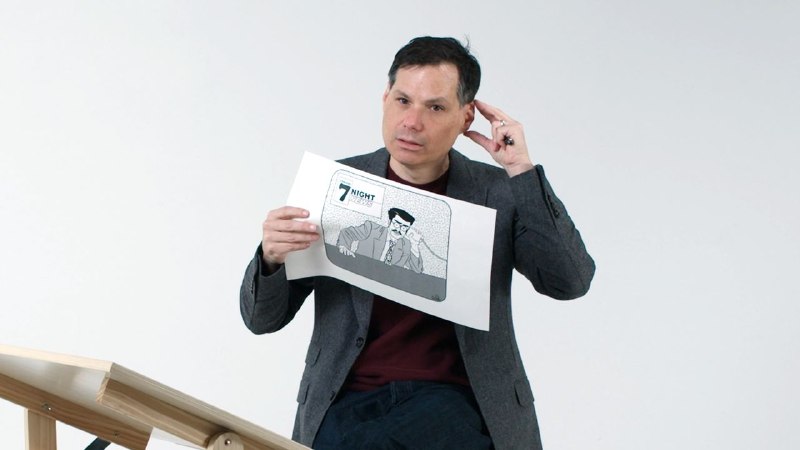 Michael Ian Black Enters the Cartoon Caption Contest