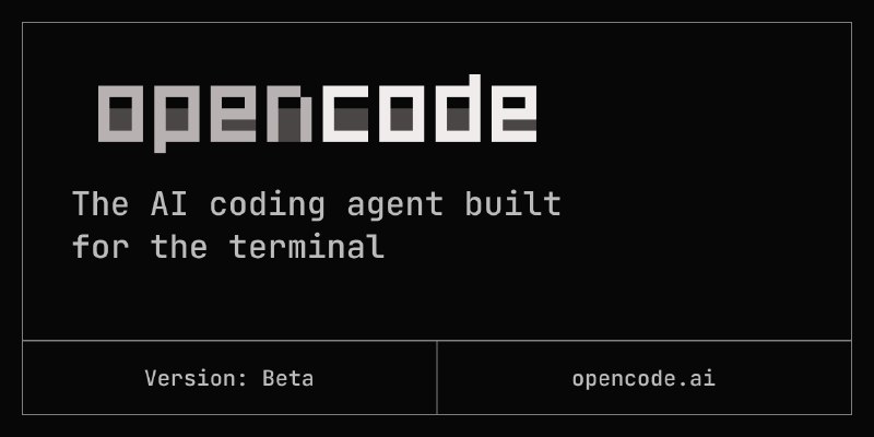 GitHub - sst/opencode: The AI coding agent built for the terminal.
