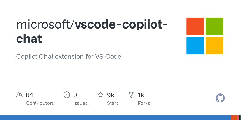 GitHub - microsoft/vscode-copilot-chat: Copilot Chat extension for VS Code