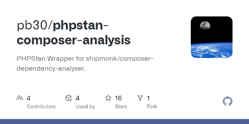 GitHub - pb30/phpstan-composer-analysis: PHPStan Wrapper for shipmonk/composer-dependency-analyser.