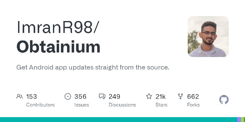 GitHub - ImranR98/Obtainium: Get Android app updates straight from the source.