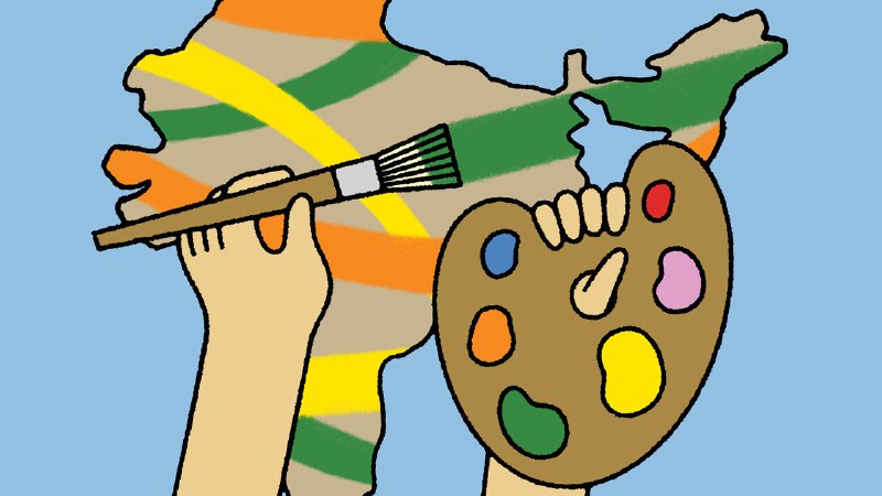 India, the world’s most colourful country, is changing its hues