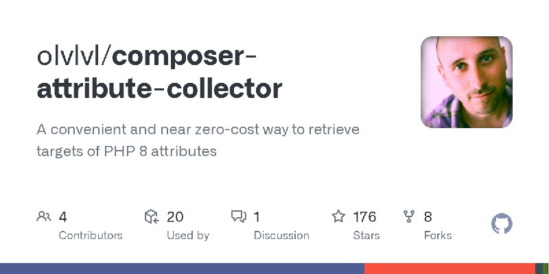 GitHub - olvlvl/composer-attribute-collector: A convenient and near zero-cost way to retrieve targets of PHP 8 attributes