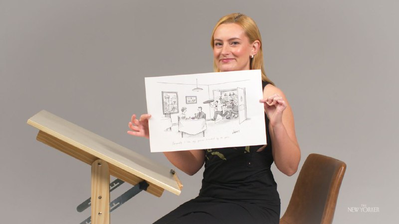 Amelia Dimoldenberg Enters the Cartoon Caption Contest