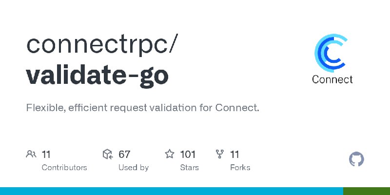 GitHub - connectrpc/validate-go: Flexible, efficient request validation for Connect.