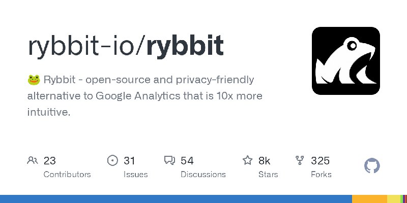 GitHub - rybbit-io/rybbit: 🐸 Rybbit - open-source and privacy-friendly alternative to Google Analytics that is 10x more intuitive.