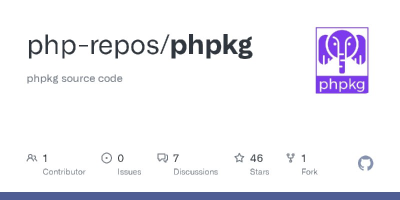 GitHub - php-repos/phpkg: phpkg source code