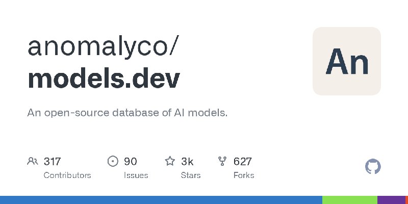 GitHub - anomalyco/models.dev: An open-source database of AI models.