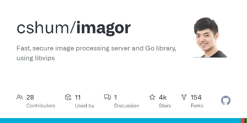 GitHub - cshum/imagor: Fast, secure image processing server and Go library, using libvips