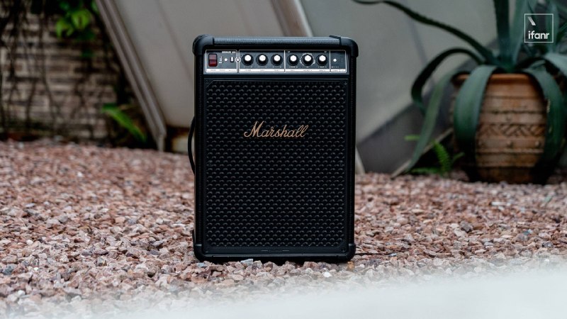 Marshall BROMLEY 450 派对音响：有音效灯效和 40 小时续航，麦克风吉他都能一包带走