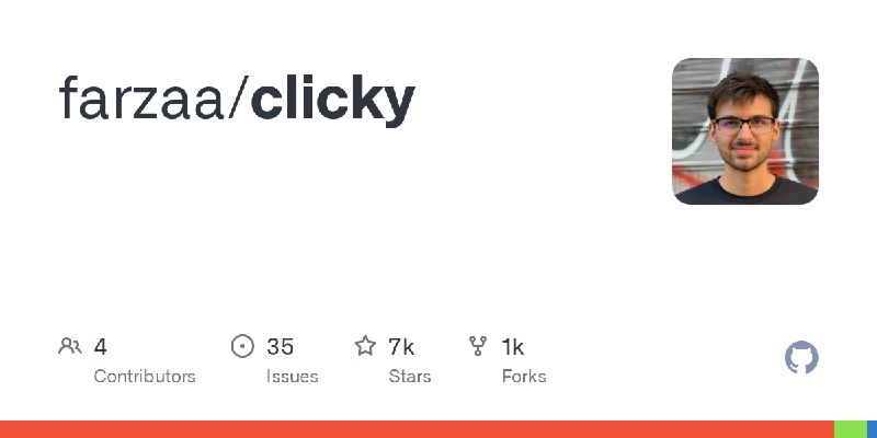 GitHub - farzaa/clicky