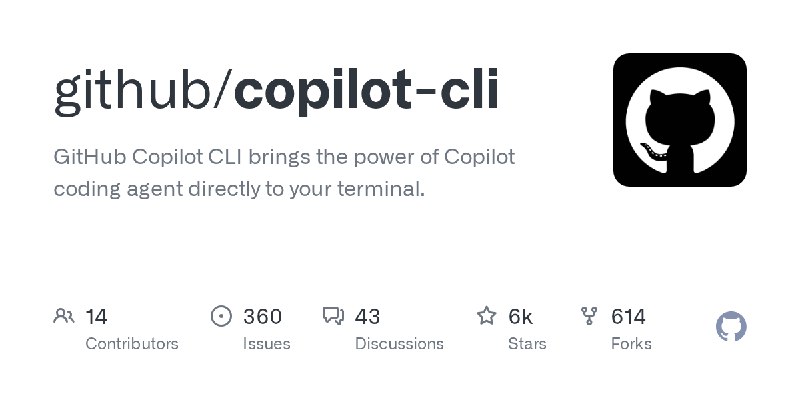 GitHub - github/copilot-cli: GitHub Copilot CLI brings the power of Copilot coding agent directly to your terminal.