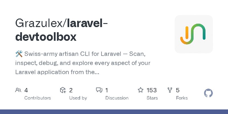 GitHub - Grazulex/laravel-devtoolbox: 🛠️ Swiss-army artisan CLI for Laravel — Scan, inspect, debug, and explore every aspect of…