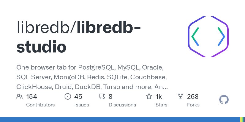 GitHub - libredb/libredb-studio: One browser tab for PostgreSQL, MySQL, Oracle, SQL Server, MongoDB, Redis, SQLite, Couchbase,…