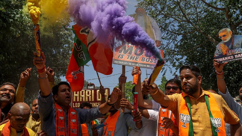 Narendra Modi has extended his grip on India