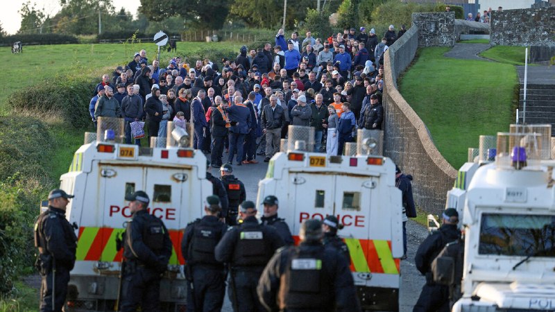 A row over a march in Northern Ireland could upend its government